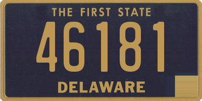 DE license plate 46181