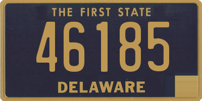 DE license plate 46185