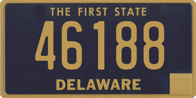 DE license plate 46188