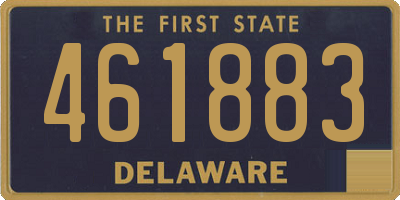 DE license plate 461883