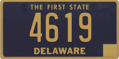 DE license plate 4619