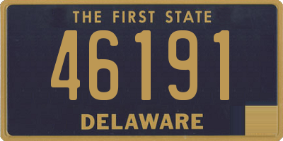 DE license plate 46191