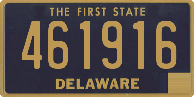 DE license plate 461916