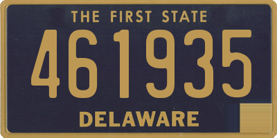 DE license plate 461935