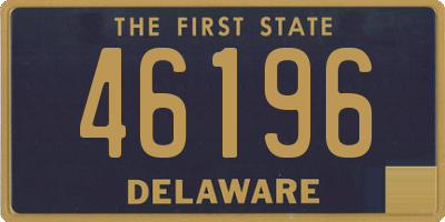 DE license plate 46196