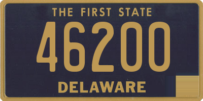 DE license plate 46200