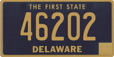 DE license plate 46202