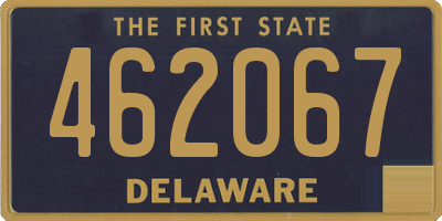 DE license plate 462067