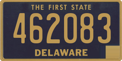 DE license plate 462083
