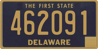 DE license plate 462091