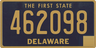 DE license plate 462098