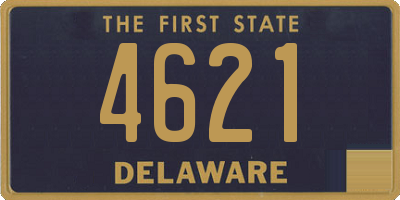 DE license plate 4621