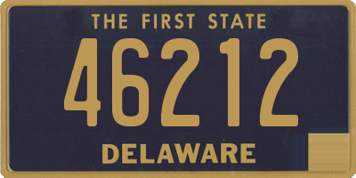 DE license plate 46212
