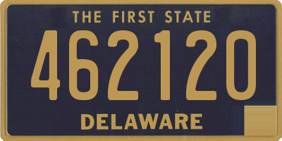 DE license plate 462120