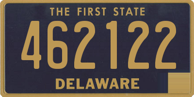 DE license plate 462122