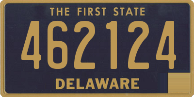 DE license plate 462124