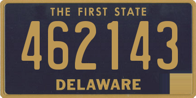 DE license plate 462143