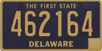 DE license plate 462164