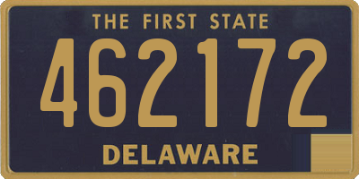 DE license plate 462172