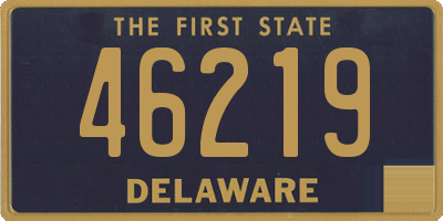 DE license plate 46219