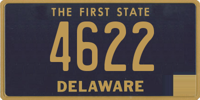 DE license plate 4622
