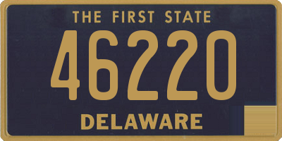 DE license plate 46220