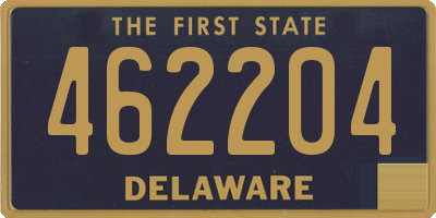 DE license plate 462204