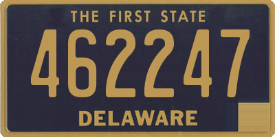 DE license plate 462247