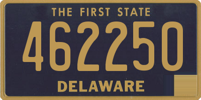 DE license plate 462250