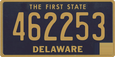 DE license plate 462253