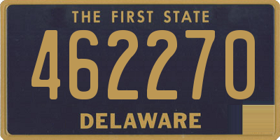 DE license plate 462270
