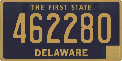 DE license plate 462280