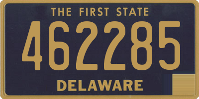 DE license plate 462285