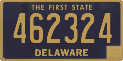 DE license plate 462324