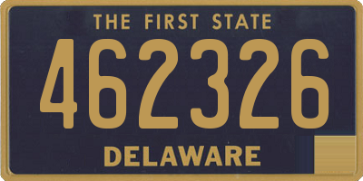 DE license plate 462326