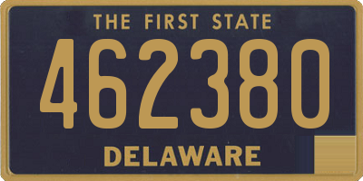 DE license plate 462380