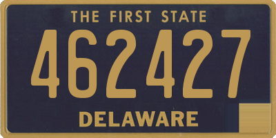 DE license plate 462427
