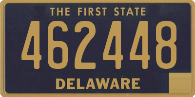 DE license plate 462448