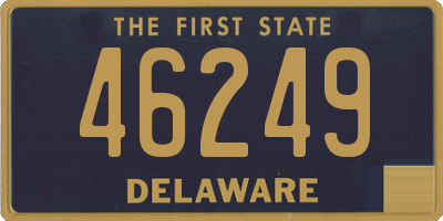 DE license plate 46249