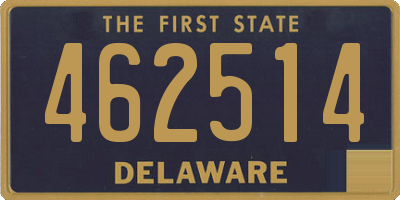 DE license plate 462514