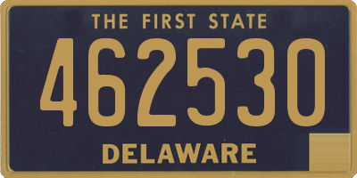 DE license plate 462530