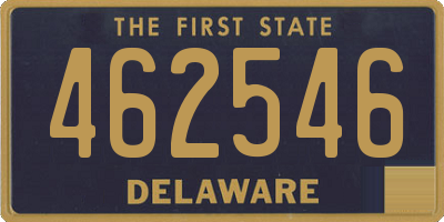 DE license plate 462546