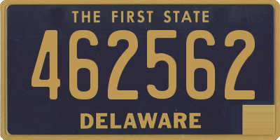 DE license plate 462562