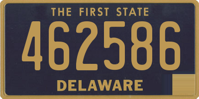 DE license plate 462586
