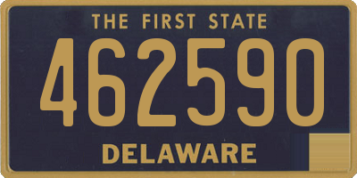DE license plate 462590