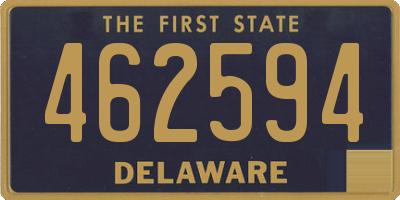 DE license plate 462594