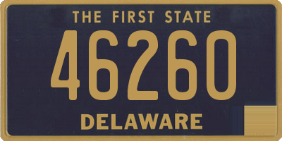 DE license plate 46260