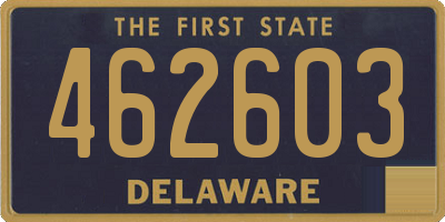 DE license plate 462603