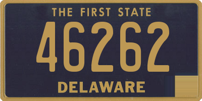 DE license plate 46262