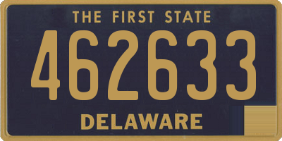 DE license plate 462633